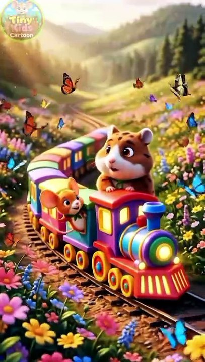 Magical Toy Train Adventure 🚂✨ | Mouse & Hamster Kids Story | Pixar Style Animated Shorts