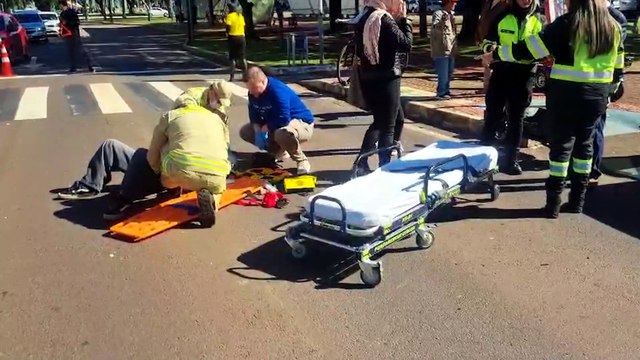 Jovem de 19 anos fica ferido em acidente entre autopropelido elétrico e Hyundai Creta