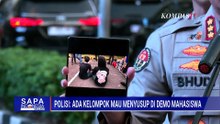 Polisi Amankan 2 Pria Diduga Penyusup di Demo Mahasiswa, Barang Bukti Bom Molotov Disita