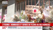 Lyhanna: des fleurs et des bougies déposées sur les lieux où le corps de l'enfant avait été retrouvé