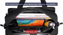 15 16 inch Tactical Laptop Messenger Shoulder Bag Multifunc... -- Top Pick 2026 | Unbeatable Price!