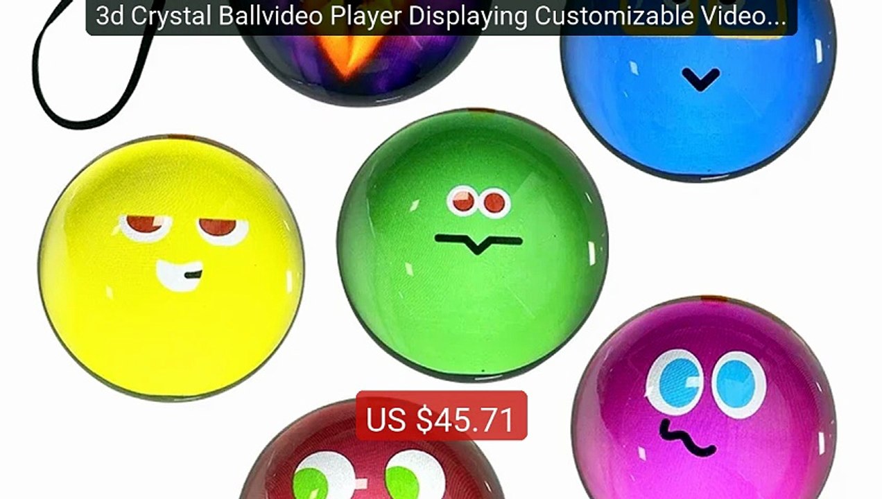 3d Crystal Ballvideo Player Displaying Customizable Video G... -- Top Pick 2026 | Unbeatable Price!