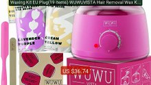Waxing Kit EU Plug(19 items) WUWUVISTA Hair Removal Wax Kit Wax Me... -- Best Deal 2026 | Shop Now!