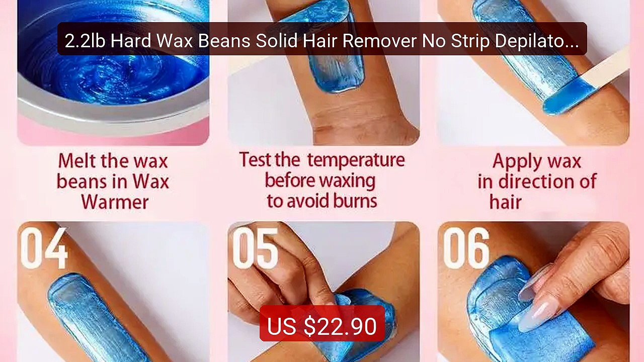 2.2lb Hard Wax Beans Solid Hair Remover No Strip Depilatory Ho... -- Best Buy 2026 | Great Quality!