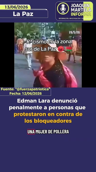 Edman Lara denunció penalmente a personas que protestaron en contra de los bloqueadores