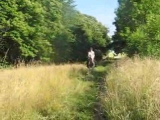 moi et hapache tit depart au galop