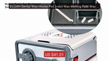 ELIJAH Dental Wax Heater Pot 3-slot Wax Melting Pots Wax Melti... -- Hot Deal 2026 | Limited Offer!
