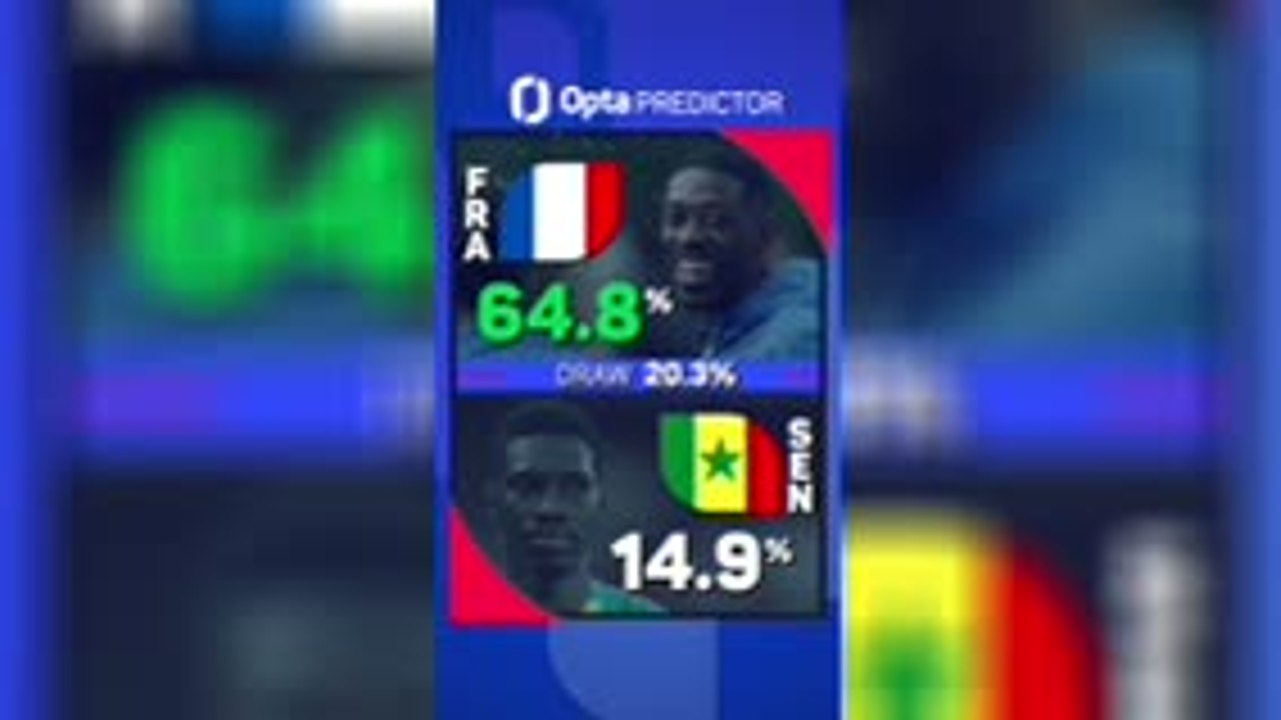 France v Senegal - Opta Predictor