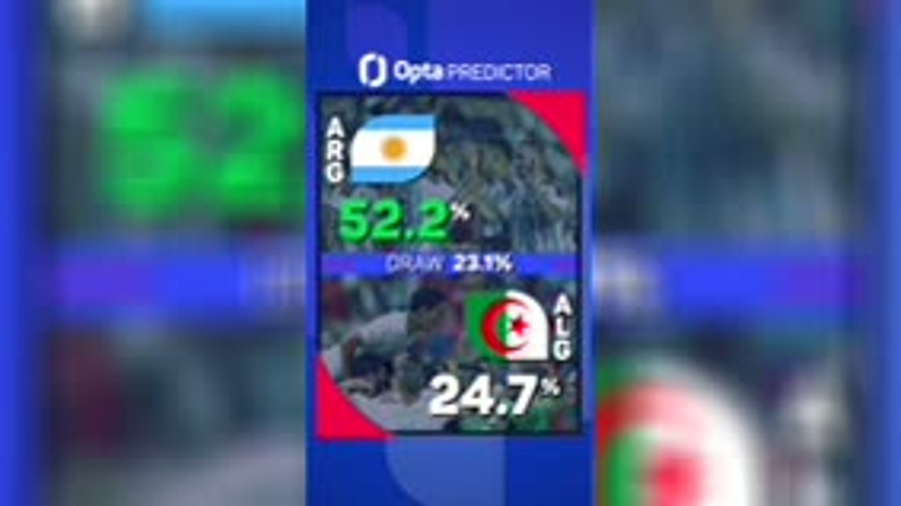Argentina v Algeria - Opta Predictor
