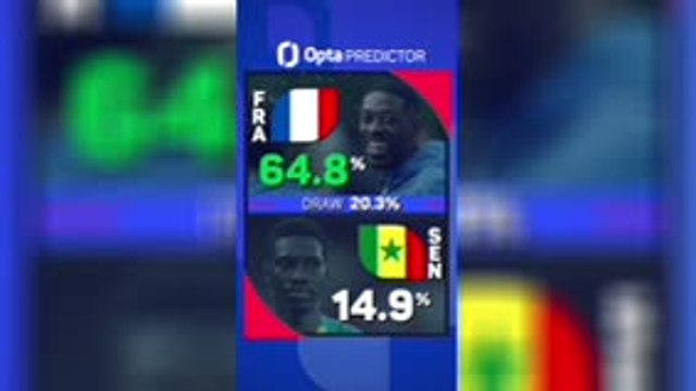 France v Senegal - Opta Predictor