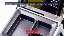 1 Piece 110V/220V Portable Dental Lab Wax Pot Heater with Thre... -- Hot Deal 2026 | Limited Offer!