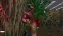 Horned Demon Fight! Blood-Soaked Corridors & Critical Health Escape!