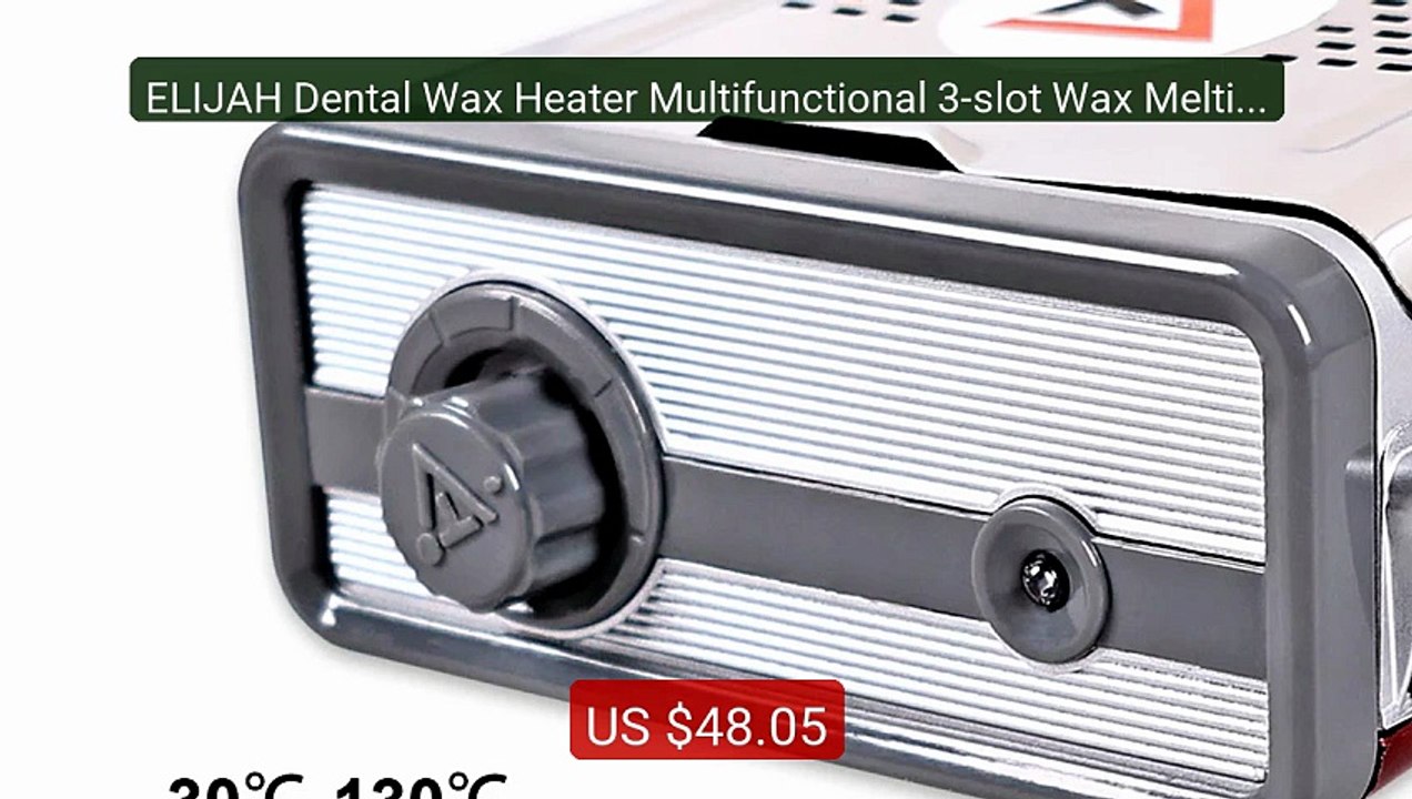 ELIJAH Dental Wax Heater Multifunctional 3-slot Wax Melting Po... -- Hot Deal 2026 | Limited Offer!