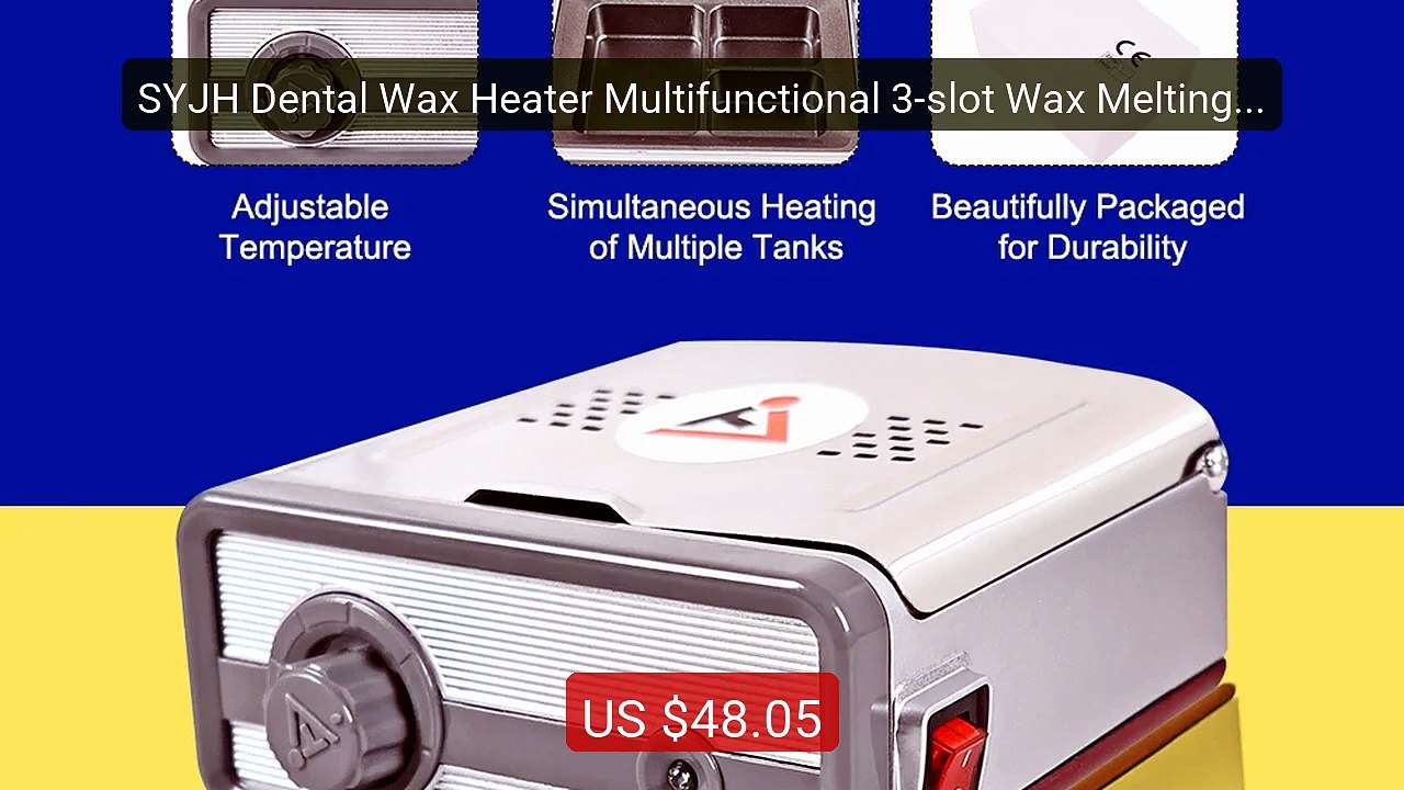 SYJH Dental Wax Heater Multifunctional 3-slot Wax Melting Pot... -- Amazing Value 2026 | Must Have!