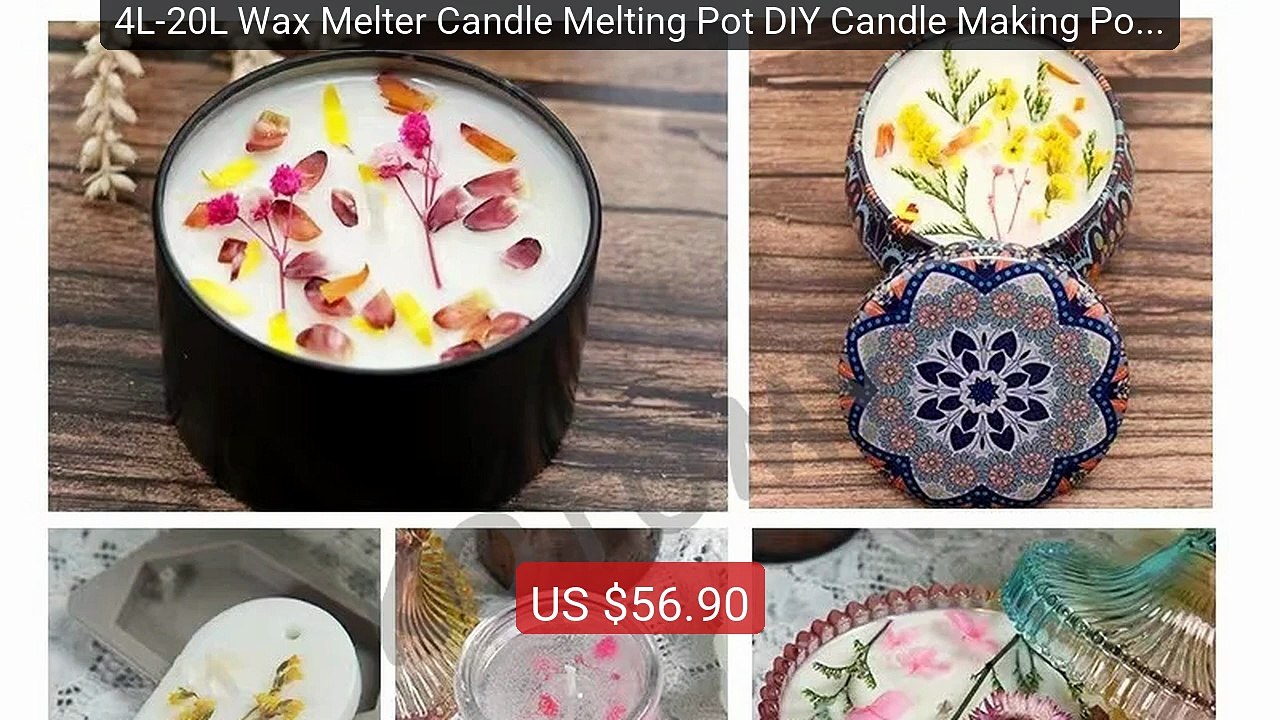 4L-20L Wax Melter Candle Melting Pot DIY Candle...