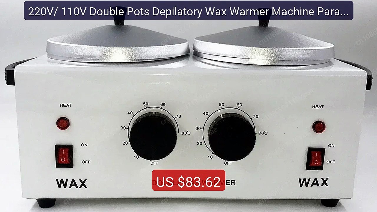 220V/ 110V Double Pots Depilatory Wax Warmer Machine Paraffine... -- Best Buy 2026 | Great Quality!