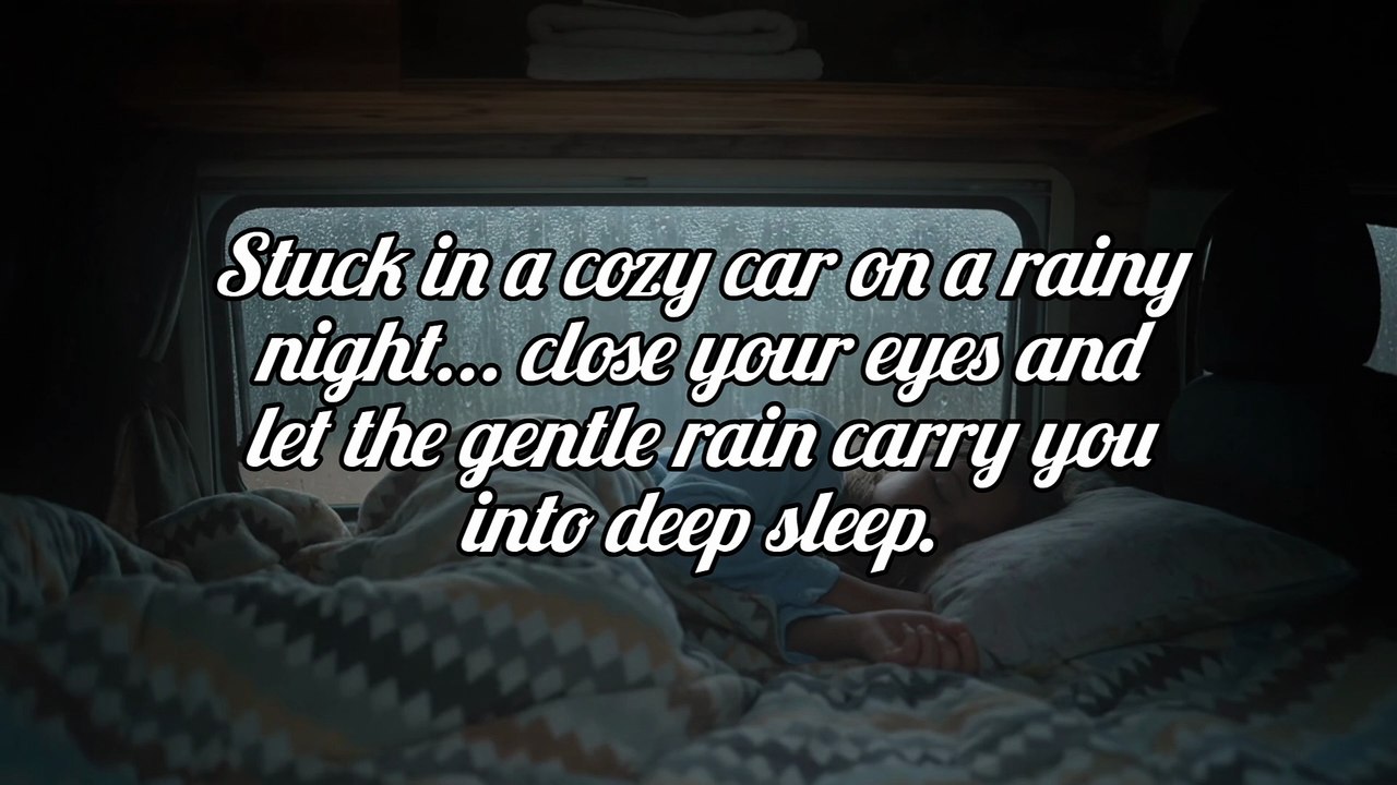 Sleep Fast in a Car While Rain Pours All Night 😴 | 99% Fall Asleep | Instant Relaxation. 🚗🌧️ #rain #relax #deepsleep #trending #viral