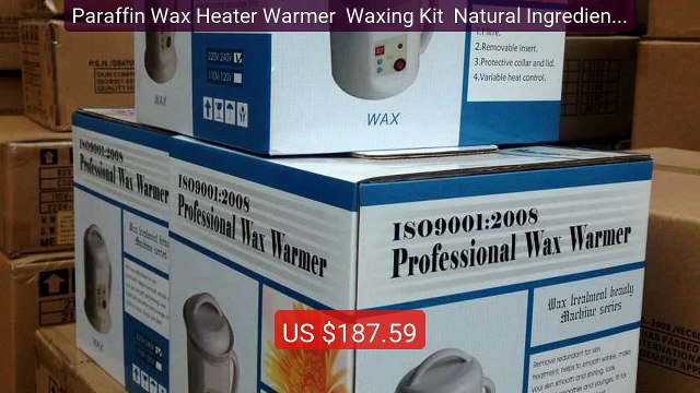 Paraffin Wax Heater Warmer Waxing Kit Natural Ingredient Painless... Top Rated 2026 | Buy Now!