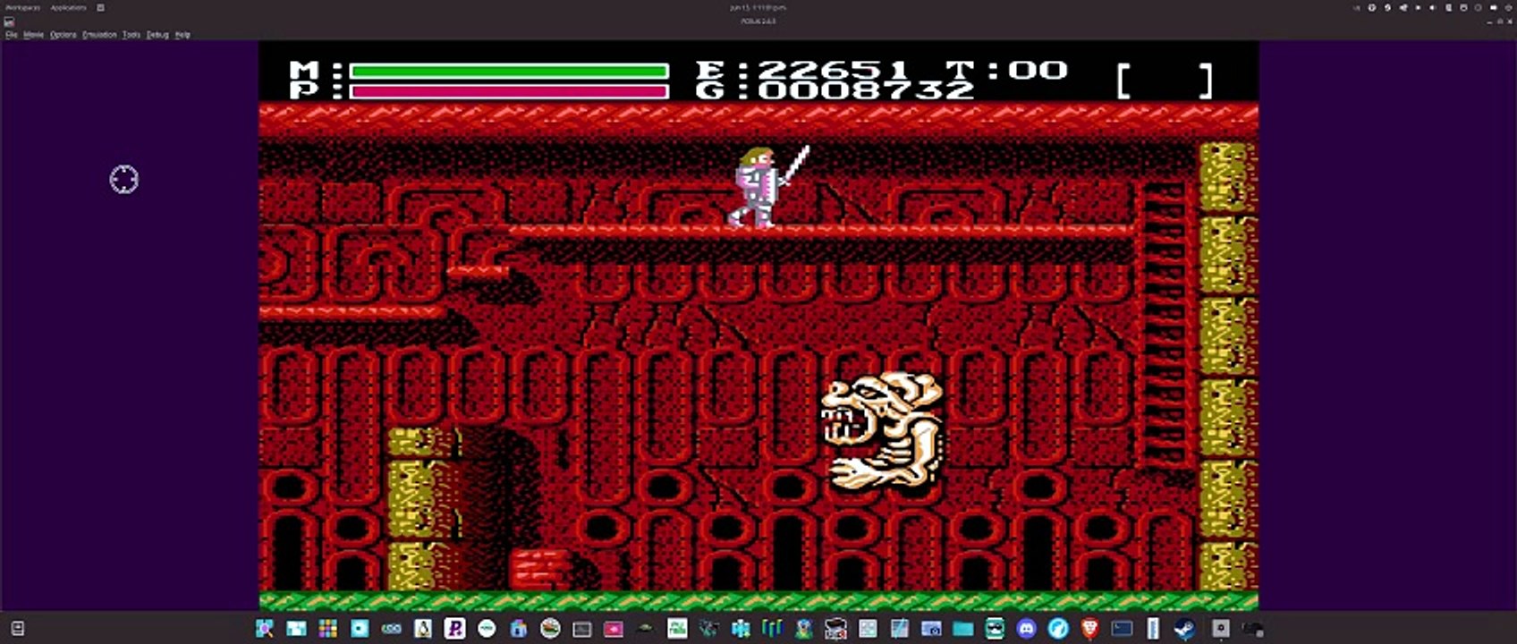 Faxanadu (NES, 1990) ~ Giant Bigheaded Torso
