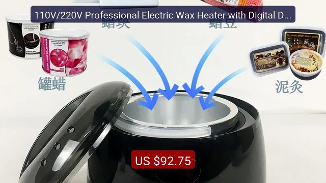 110V/220V Professional Electric Wax Heater with Digital Display Tem... Top Rated 2026 | Buy Now!