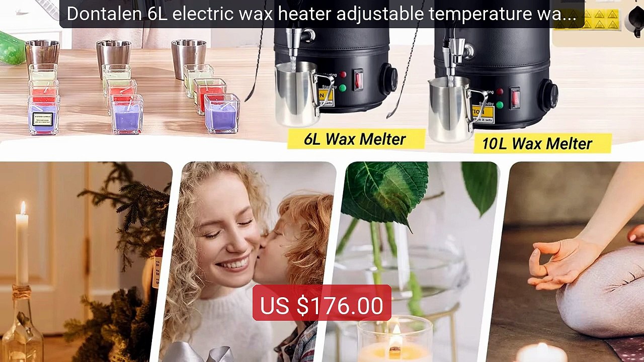 Dontalen 6L electric wax heater adjustable temperature wax ... -- Top Pick 2026 | Unbeatable Price!