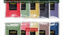 Wax Beans Body Hard Wax Beads Hair Removal Depilatory Wax for... -- Amazing Value 2026 | Must Have!