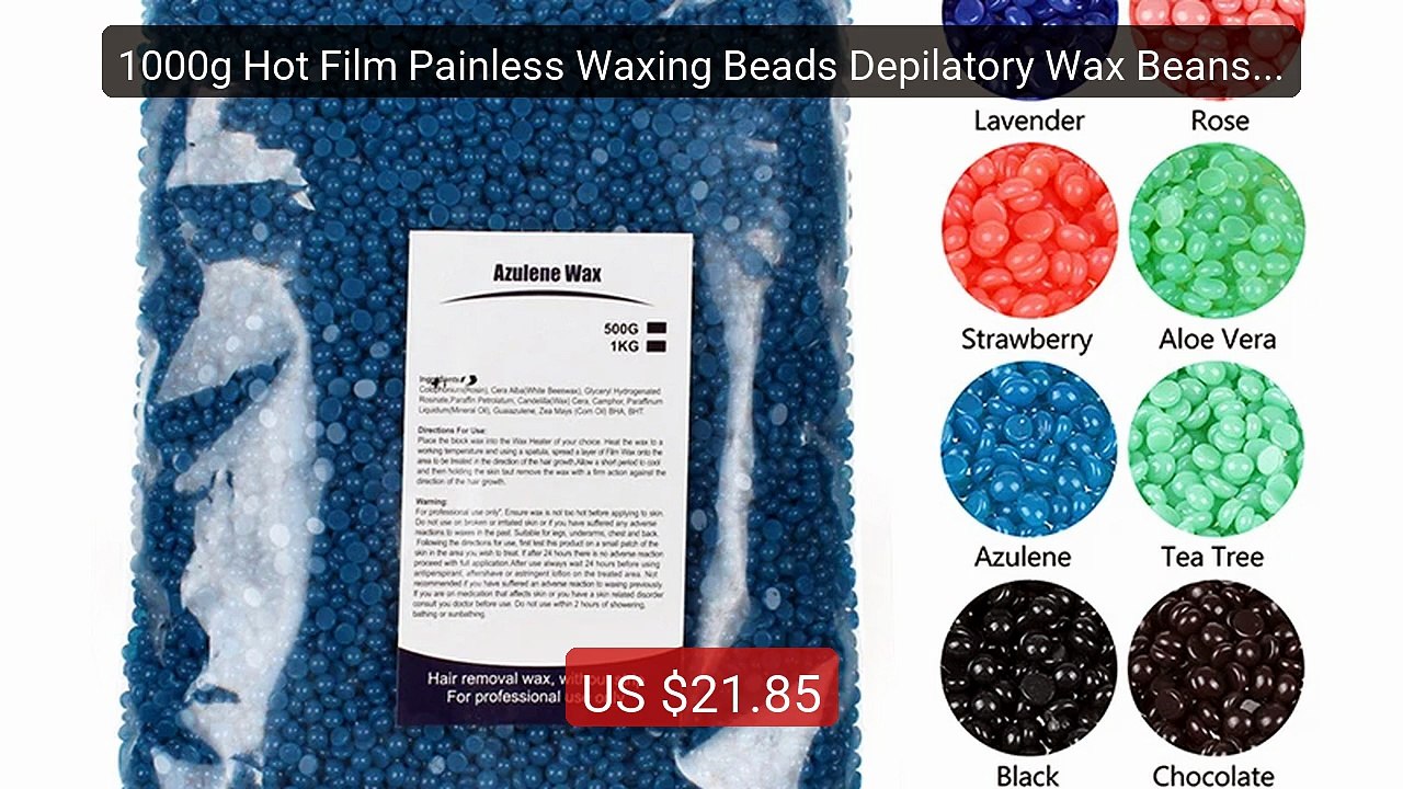 1000g Hot Film Painless Waxing Beads Depilatory Wax Beans Hard... -- Best Buy 2026 | Great Quality!