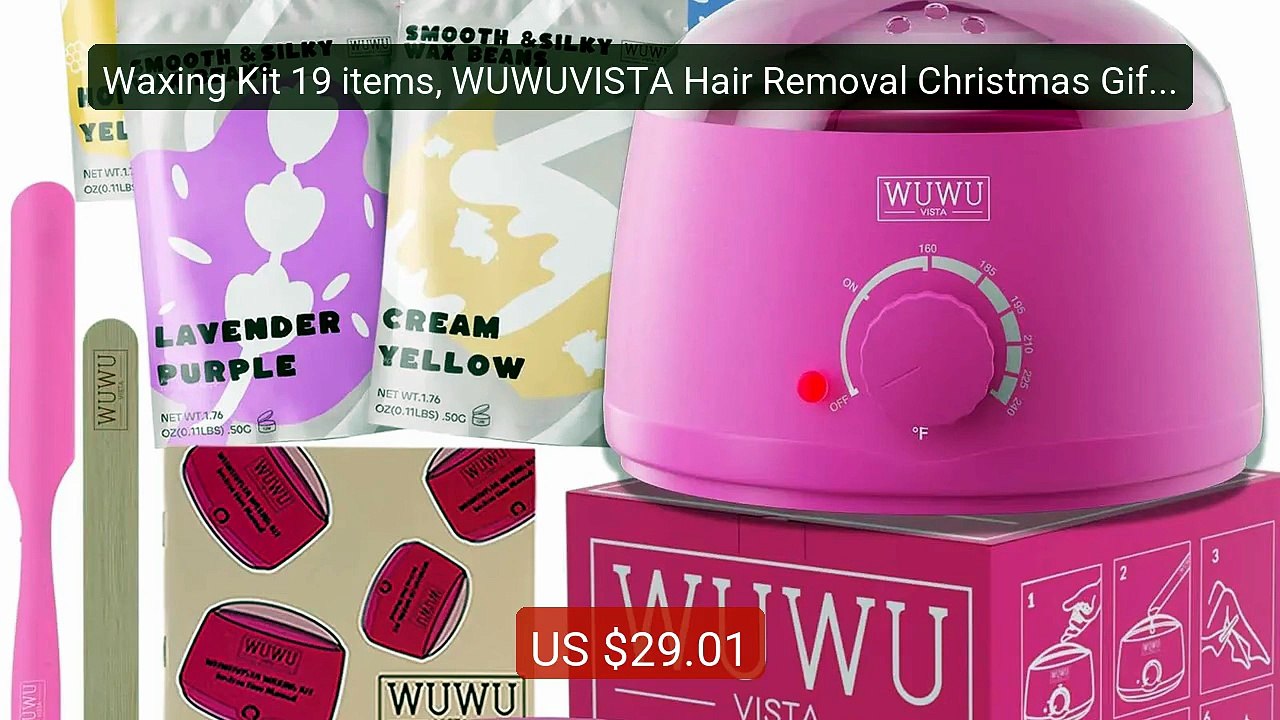 Waxing Kit 19 items, WUWUVISTA Hair Removal Christmas Gift ... -- Top Pick 2026 | Unbeatable Price!