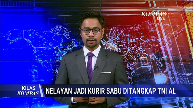 Nelayan Diduga Kurir Narkoba Ditangkap TNI AL Usai Kejar-kejaran di Laut | KILAS KOMPAS