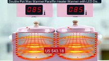 Double Pot Wax Warmer Paraffin Heater Warmer with LED Displ... -- Top Pick 2026 | Unbeatable Price!