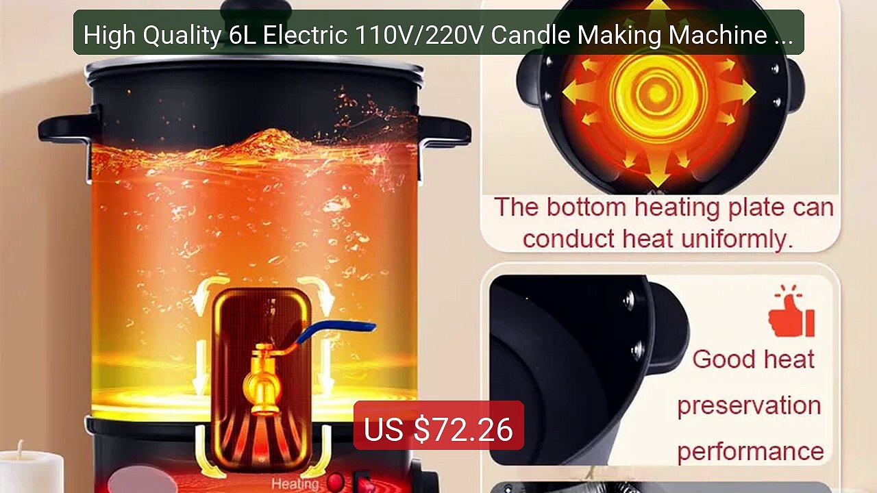 High Quality 6L Electric 110V/220V Candle Making Machine Wa... -- Top Pick 2026 | Unbeatable Price!