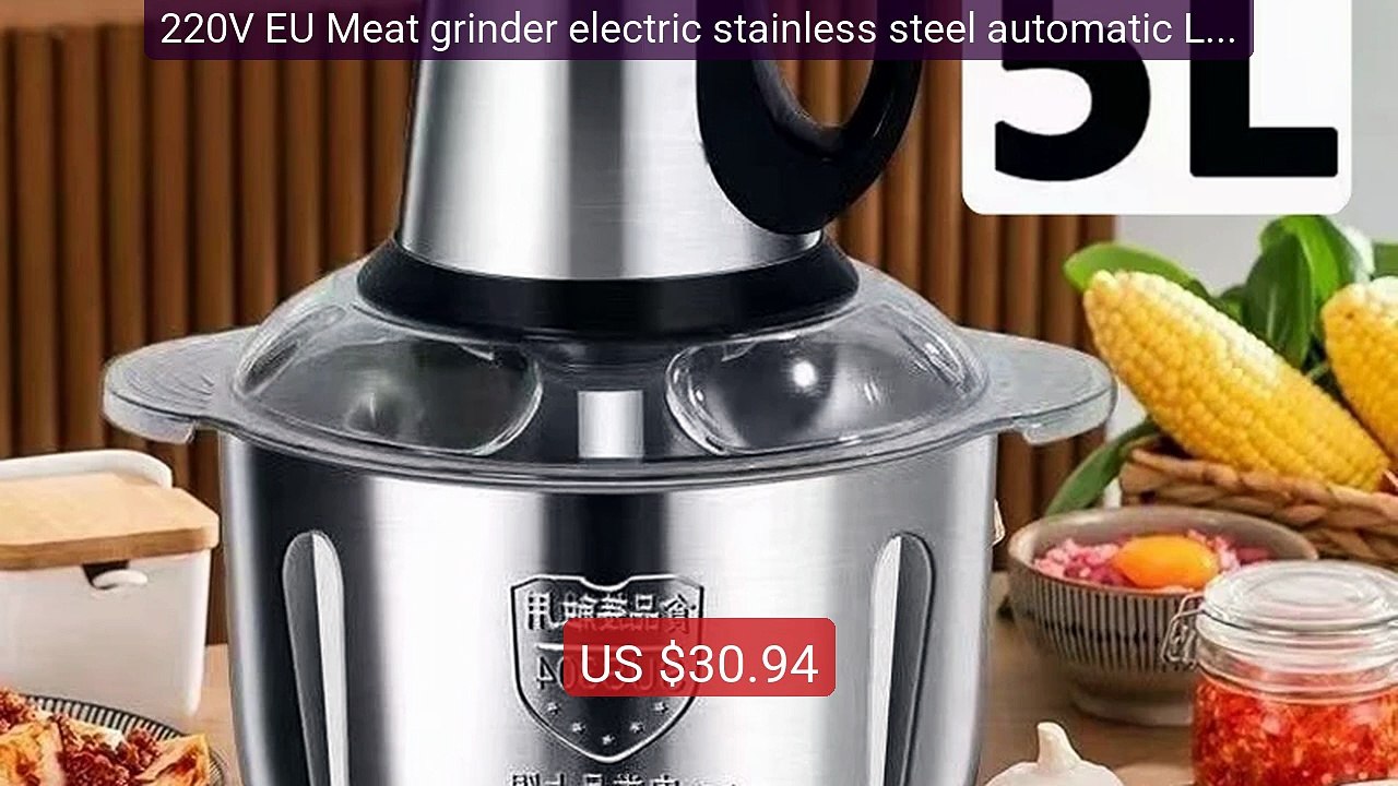 220V EU Meat grinder electric stainless steel automatic Large ... -- Best Buy 2026 | Great Quality!