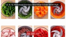 2L 3L 5L Household Stainless Steel Meat Grinder 500W High Power Bl... -- Best Deal 2026 | Shop Now!