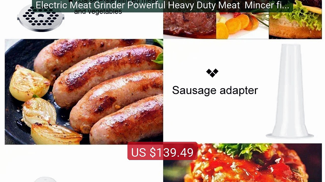 Electric Meat Grinder Powerful Heavy Duty Meat  Mincer filler ... -- Best Buy 2026 | Great Quality!