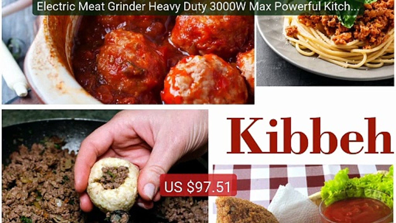 Electric Meat Grinder Heavy Duty 3000W Max Powerful Kitchen Meat C... -- Best Deal 2026 | Shop Now!