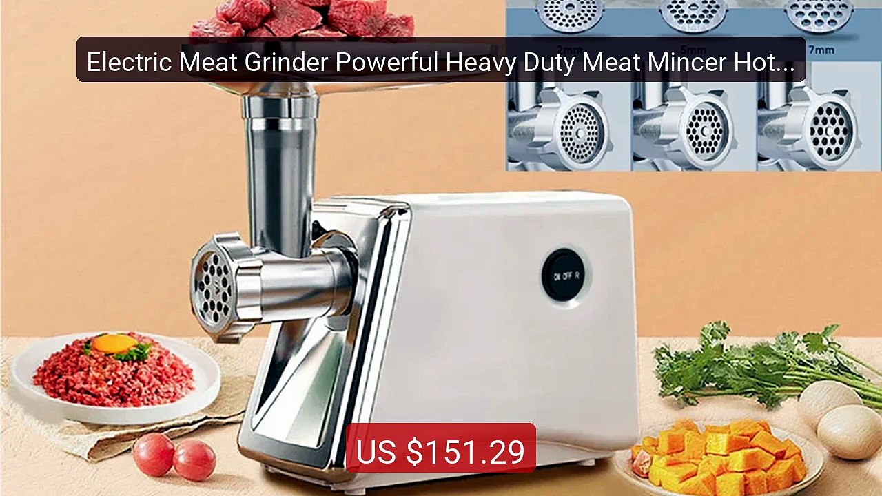Electric Meat Grinder Powerful Heavy Duty Meat Mincer Hot Dogs... -- Best Buy 2026 | Great Quality!