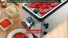 Electric Meat Grinders Stainless Steel Heavy Duty Mincer Sausa... -- Hot Deal 2026 | Limited Offer!