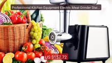 Professional Kitchen Equipment Electric Meat Grinder Stainless... -- Best Buy 2026 | Great Quality!