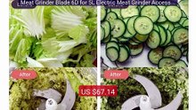 Meat Grinder Blade 6D for 5L Electric Meat Grinder Accessories... -- Hot Deal 2026 | Limited Offer!