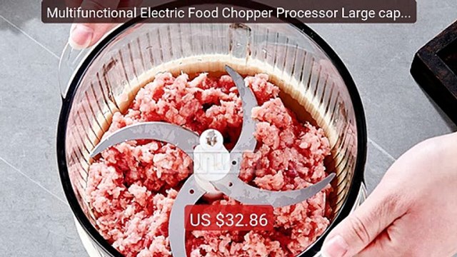 Multifunctional Electric Food Chopper Processor Large capacity Mea... Best Deal 2026 | Shop Now!