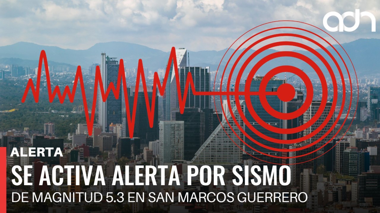 🚨¡Última Hora! Se activa alerta sísmica por sismo de magnitud 5.3 en San Marcos Guerrero