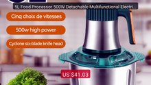 5L Food Processor 500W Detachable Multifunctional Electric ... -- Top Pick 2026 | Unbeatable Price!