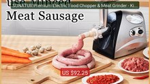 SUNATUR Premium Electric Food Chopper & Meat Grinder - Kitchen... -- Hot Deal 2026 | Limited Offer!