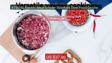 A74G-5L Electric Meat Grinder Stainless Steel Food Crusher Mu... -- Amazing Value 2026 | Must Have!