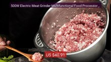 500W Electric Meat Grinder Multifunctional Food Processor w... -- Top Pick 2026 | Unbeatable Price!