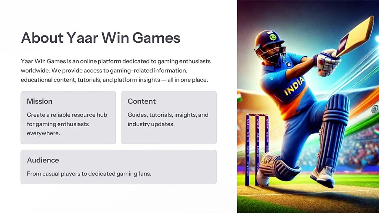 Welcome to Yaar Win Games