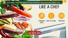 Stainless Steel Burgers Press Kitchen Accessories BBQ Tools f... -- Amazing Value 2026 | Must Have!