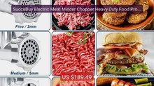 SucceBuy Electric Meat Mincer Chopper Heavy Duty Food Proce... -- Top Pick 2026 | Unbeatable Price!
