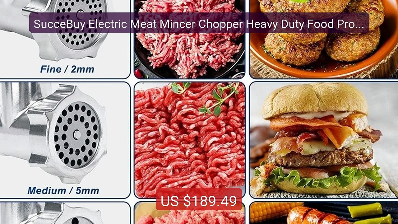 SucceBuy Electric Meat Mincer Chopper Heavy Duty Food Proce... -- Top Pick 2026 | Unbeatable Price!