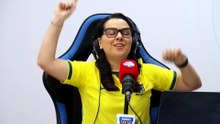 Así vibró Tatiana Mantovani con el himno de Brasil